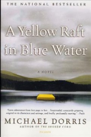 A_yellow_raft_in_blue_water